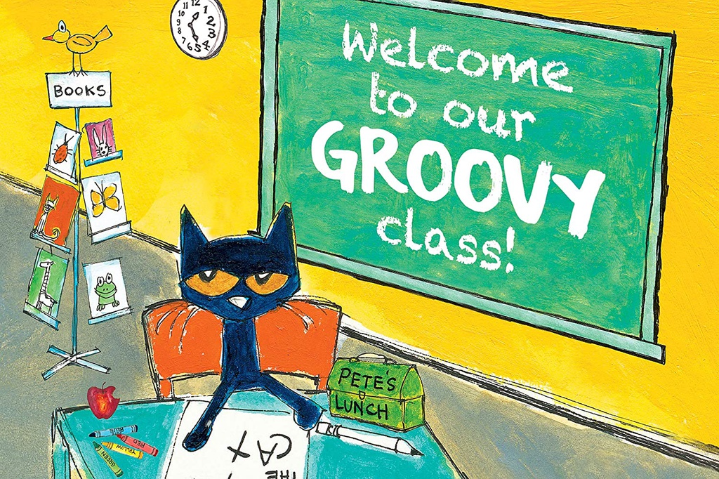 Pete the Cat Welcome! to Our Groovy Class Postcards (4''x6'')(10cmx15.2cm)(30pcs)