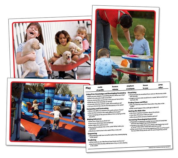 Play Learning Cards Prek-2  (28cmx21cm)(11''x8.2'')(12 cards)