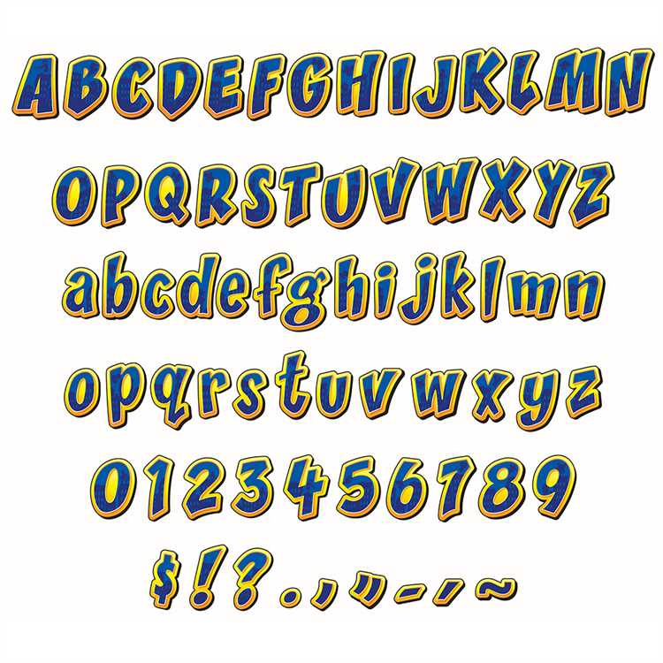 MARVEL SUPER HERO ADVENTURE DECOR LETTERS (4''-10cm)(96pcs)