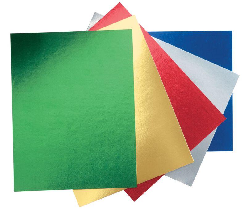 METALLIC BOARD 12PT 22&quot;x28&quot;(55.8cmx71.1cm) Asst SINGLE (Green, Gold, Red, Silver or Blue)