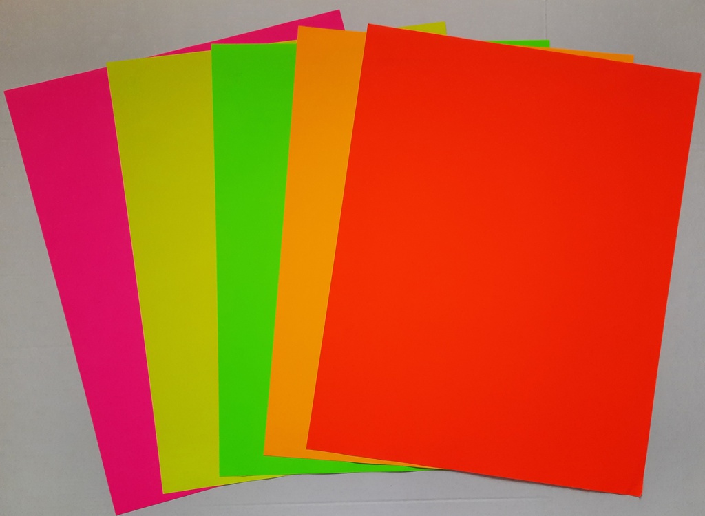 POSTERBOARD  22''x28'' (55cm x 71.1cm) Fluorescent Asst SINGLE