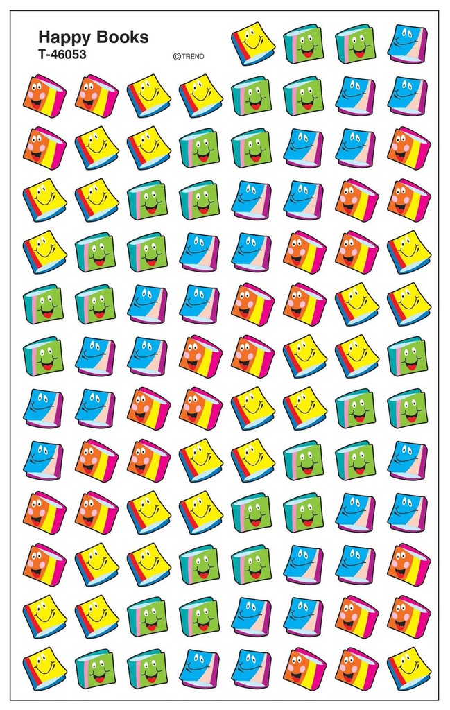 Happy Books Mini Stickers (8sheets)(800stickers)(0.4''-1cm)