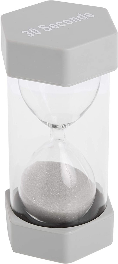 30 Second Sand Timer-Large (3.25” x 6.3”)(8.2cmx16cm)