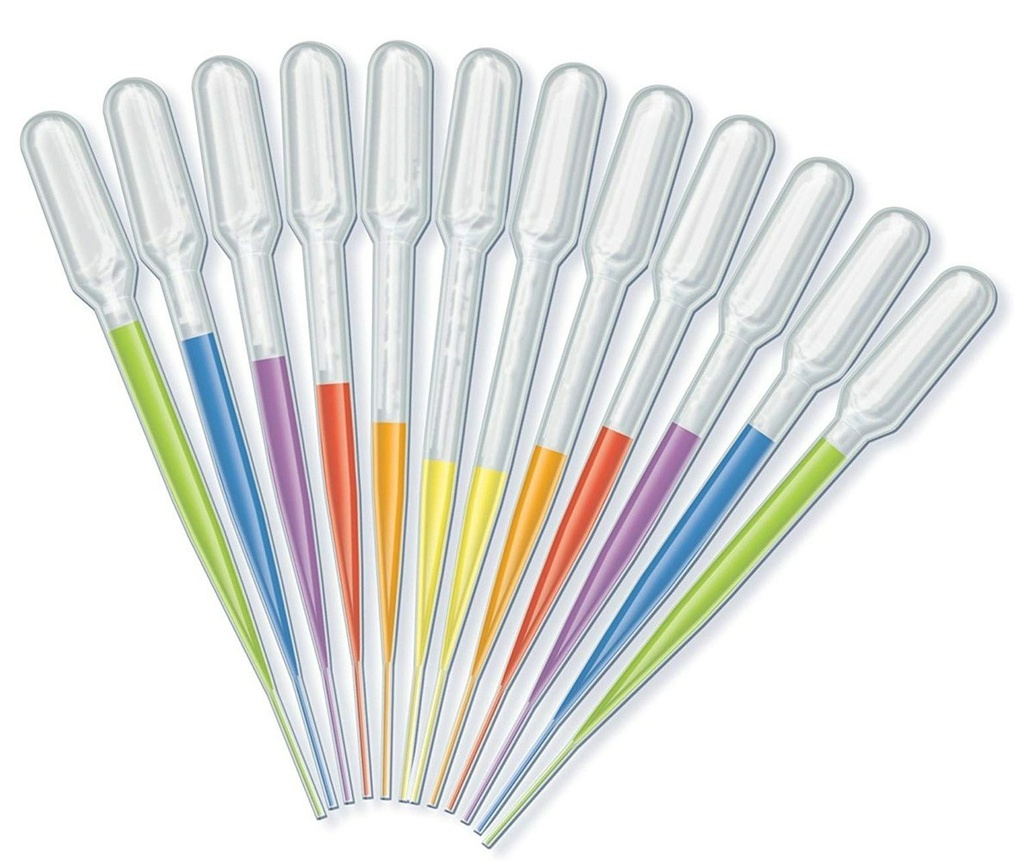 Pipettes plastic (3ml) (50pcs)