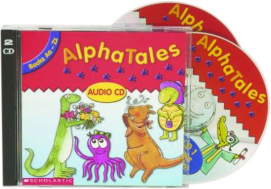 AlphaTales (Books Aa-Zz) Audio CD (2 discs) Ages 3 to 7 (grades Pre-K - 1)