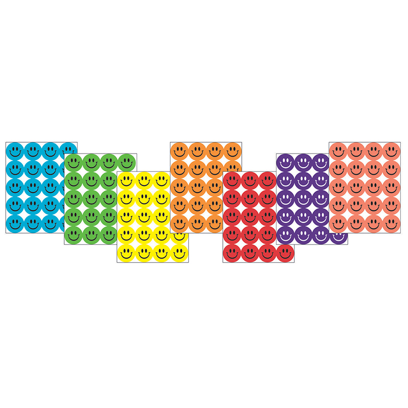 Super Smile, Scented Sticker Asst (840 Stickers)(1''-2.5cm)
