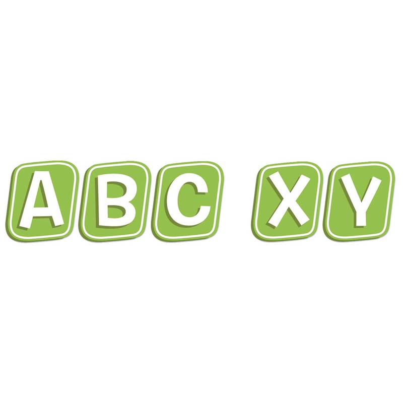 A Teachable Town Street Sign Deco Letters (4&quot;-10cm) (96 pcs)