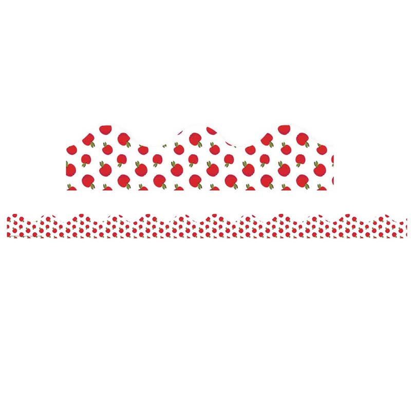 A TEACHABLE TOWN APPLES BORDERS  37' x 2&quot;  (11.3m x 5cm)