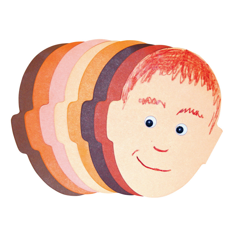 FACE PADS (100 sheets) 5''x8” (13 x 20 cm), 6 rich skin tones