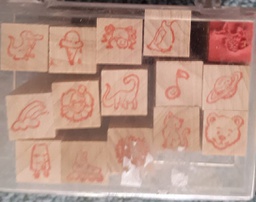 [CEX1213] Kids Incentive Stamp Set (15pcs)(3+yrs) (3''x2.2''x2'')(7.6cmx5.5cmx5cm)