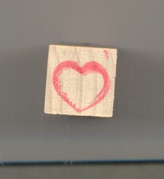 [CEX1245] HEART INCENTIVE STAMP (1.2cmx1.2cmx4.4cm)(0.5''x0.5''x1.75''))(3+yrs)