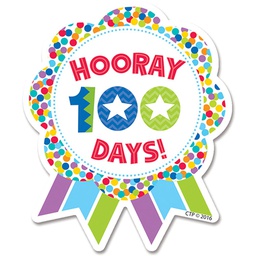 [CTPX1800] Hooray 100 Days! Ribbon Rewards (3''x3.5'')(7.6cmx8.8cm)(36pcs)