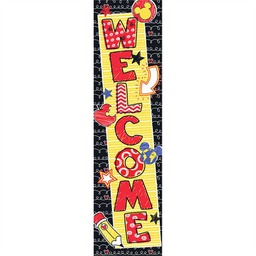[EUX849722] MICKEY COLOR POP WELCOME! BANNER (12''x45'')(30.8cmx114.3cm) (1pc)