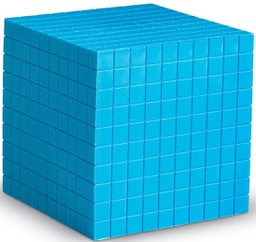[LERX0927] Plastic base ten blocks: 1 cube Gr.K Ages 6+