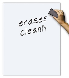 [P5442S] DRYERASE Poster Board White 22''X28''(55.8cmx71.1cm) SINGLE