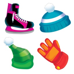 [TX10657] Winter Play Accents Variety 12 designs 6''(15cm) (36 pcs)
