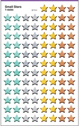 [TX46095] I  Metal™ Small Stars Super Shapes Stickers (8 sheets) (0.4''-1cm)