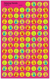 [T46179] Helping Hands Mini Stickers (8sheets)(800stickers)(8''x4.1''x0.07'')(20.3cmx10.4cmx0.1cm)