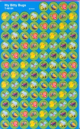 [TX46184] Itty Bitty Bugs Super Spots Stickers (8 Sheets) (8''x4.13'')(20.3cmx10.4cm)