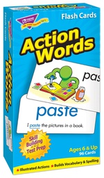 [T53013] Action Words Flash Cards Two-sided (96cards)(6+yrs)