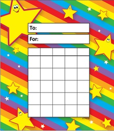 [T73014] Stars Incentive Pad 5.25&quot; x 6&quot;  13cm x 15cm (36 charts)