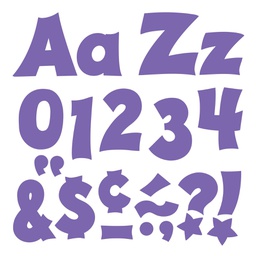 [TX79809] Purple 4&quot; Friendly Combo Letters (225 characters)
