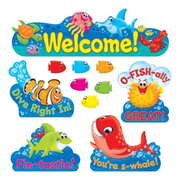 [T8307] Sea Buddies Welcome! Bulletin Board Set (47pcs)(16''-40.6cm)