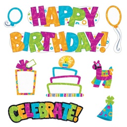 [T8781] Color Harmony Wipe Off Birthday Mini BB set (15 pcs) (25.5''=64.7cm)