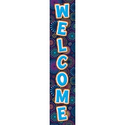 [TCRX5487] FIREWORKS WELCOME BANNER (20.3cm x 99cm)