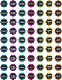 [TCR5626] Chalkboard Brights Mini Stickers(378stickers)(0.4''-1cm)