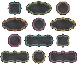 [TCRX77320] Chalkboard Brights Clingy Thingies Accents write-on /wipe -off  (7.6cm)    (12pcs)