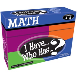 [TCR7833] I Have... Who Has...? Math Game (Gr. 4–5)