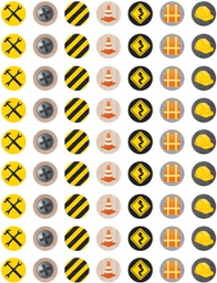 [TCR8718] Under Construction Mini Stickers (378stickers)