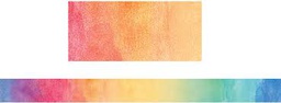 [TCR8960] Watercolor Straight Border Trim, 12pcs 3''x35'(7.6cmx10.6m)