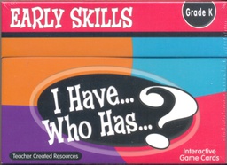 [TCR7860] I Have... Who Has...? Early Skills Game Gr.K (Color &amp; shapes ,Nos.1-25 &amp; Letters)