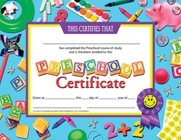 [VAX705] Preschool Certificate (21.5cm x 28cm)   (36 pk)