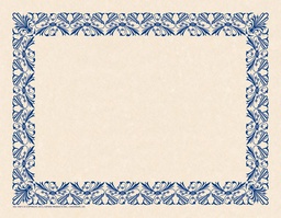 [VAX915] Art Deco Blue - Border Paper (21.5cm x 28cm)     (50  pk.)