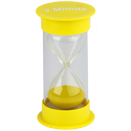 [TCR20759] 3 Minute Sand Timer - Medium (2.5&quot; x 5&quot;)(6.3cmx12.7cm)