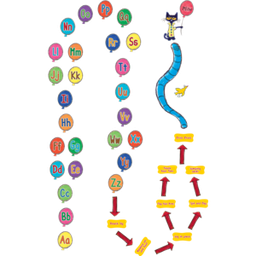 [EP77540] Pete the Cat Alphabet Balloons Sensory Path (56.4''x6.8'')(143.2cmx17.2cm)(46pcs)