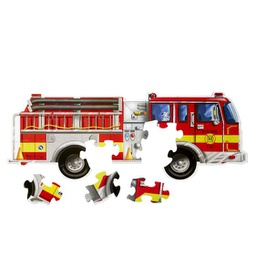 [MD436] Giant Fire Truck Floor Puzzle (24 pc) (3+yrs)