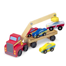 [MD9390] Magnetic Car Loader Wooden Toys