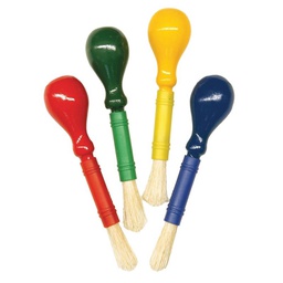 [PXAC5186] BRUSH, BULB KNOB 4 ASST COLORS (4ct)