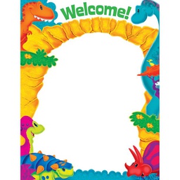 [TX38487] Welcome Dino-Mite Pals Chart (21.6''x17'')(55cmx43cm)
