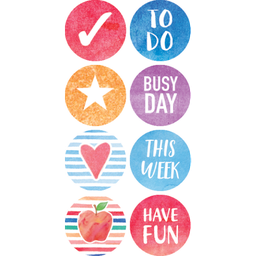[TCRX8194] Watercolor Planner Mini Stickers(378stickers)