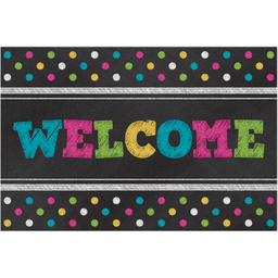 [TCR5838] Chalkboard Brights Welcome! Postcards 4&quot; x 6&quot; (10cm x 15cm) 30/pack