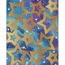 [CD168272] Galaxy Stars Shape Stickers  (72 Stickers)
