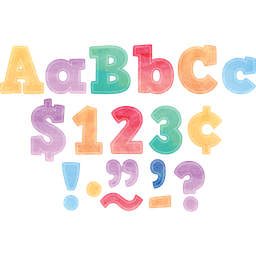 [TCR8889] WATERCOLOR (4"-10cm) BOLD BLOCK Letters Combo Pack (230 pcs)