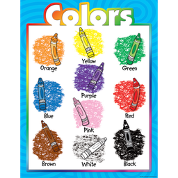 [TCR7685] COLORS Chart (43cmx56cm)