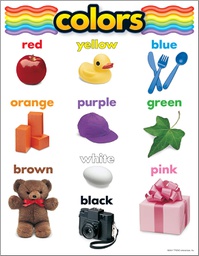 [T38025] COLORS Chart (17&quot;x22&quot;) (43cm x 56cm)