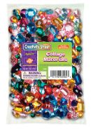 [PAC35845] CREATIVITY STREET ACRYLIC GEMSTONES ASSORTED SIZES &amp; COLORS (0.5 LB)